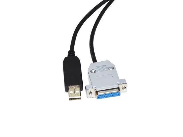 Alt view image 3 of 6 - FT232RL CHIP USB to RS485 15-PIN DB15 FEMALE ADAPTER COMMUNICATION CABLE for MASS FLOW METERS SLA5800 SERIES(5m)