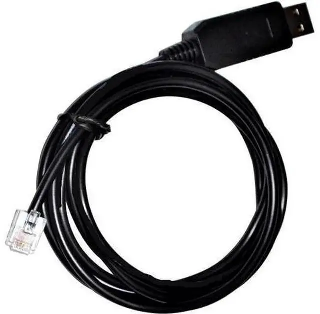 Alt view image 2 of 5 - F&T>D*I FT232RL CHIP USB to RJ11 RJ12 Adapter RS232/RS485 Converter Serial Communication Cable for NORD Drive/Frequency Inverter(8M,RS232 Signal)