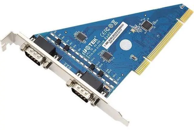 Alt view image 3 of 5 - 1PCS PCI to RS-232 Serial Card 2 Ports RS232 to PCI Converter DB9 COM Adapter UT-7702