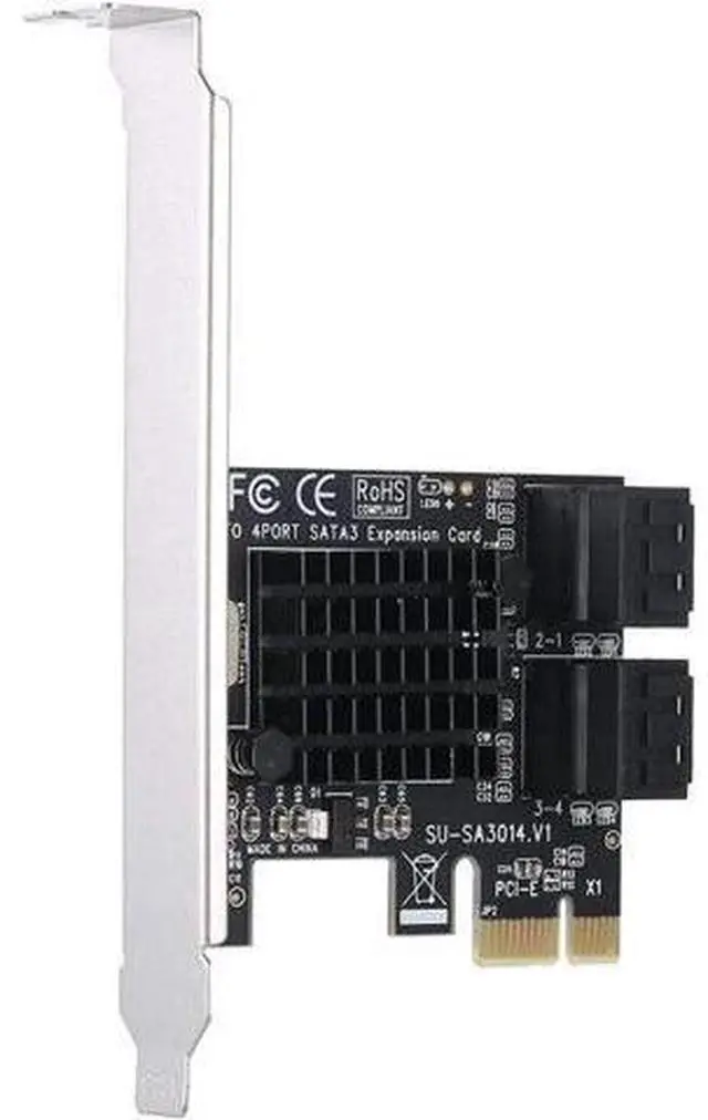 Main image of PCIE to SATA Card PCI-E Adapter PCI Express to SATA3.0 Expansion Card 4Port SATA III 6G for SSD HDD