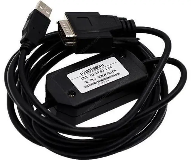 Main image of PLC Programming Cable IC690USB901 USB/SNP Interface Adapter for 90 Series PLC Programming Cable 2.5M