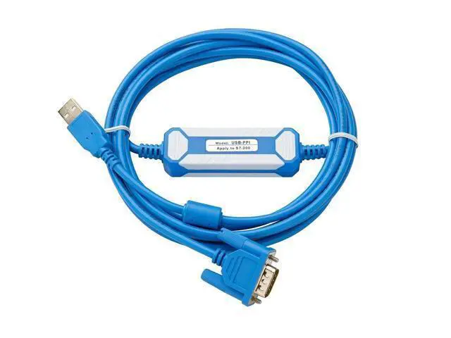 Main image of PC-PPI USB-PPI Suitable for S7-200 Programming Cable Download Line USB RS232 to RS485 Adapter(USB-PPI -Gold Plated)