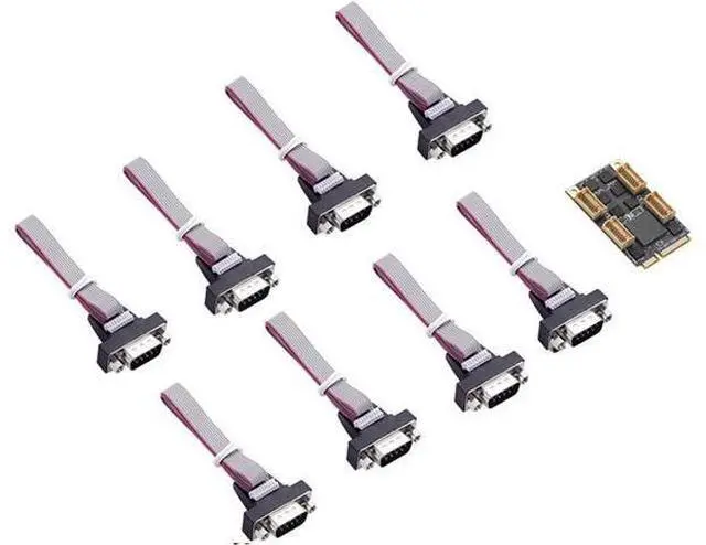 Main image of 8 Port Serial PCIe Expansion Card Serial Card PCIE Converter Adapter for 17V358 Chip