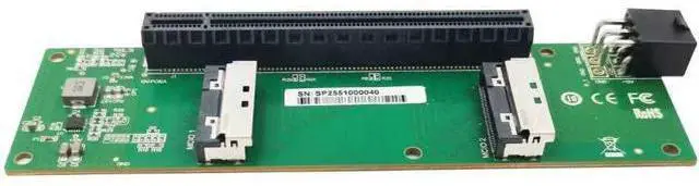 Alt view image 2 of 3 - MCIO 8i to PCIe 5.0 x16 Slot Expansion Card High-Speed PCIe Gen5 Expansion Adapter XIC 0516PEV3