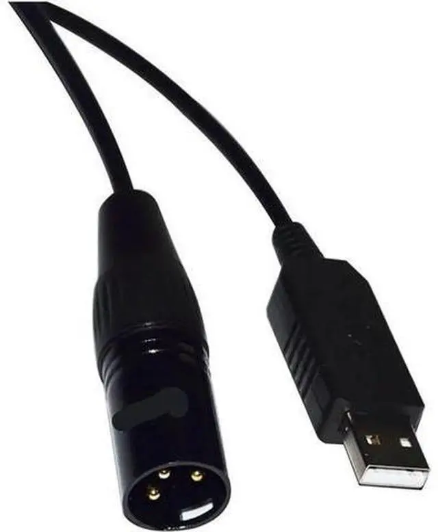 Main image of F&T>D*I FT232RL USB to XLR 3PIN Male Adapter Converter RS485 Serial Cable for MARANI Audio Processing Device DPA-A DPA240P DPA260P(8M,Color D)