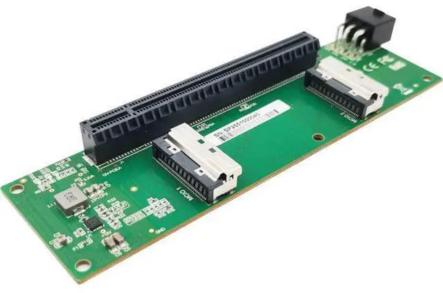 Alt view image 3 of 3 - MCIO 8i to PCIe 5.0 x16 Slot Expansion Card High-Speed PCIe Gen5 Expansion Adapter XIC 0516PEV3