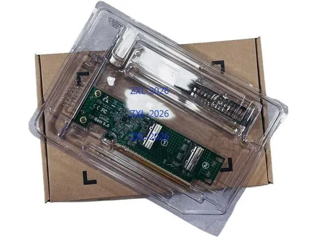 Alt view image 5 of 6 - Adapter PCI-E 5.0 PCI-Express 16x to SFF-TA-1016 Dual MCIO 8i Mini Cool Edge IO VROC Adapter for Mainboard SSD Graphics Card