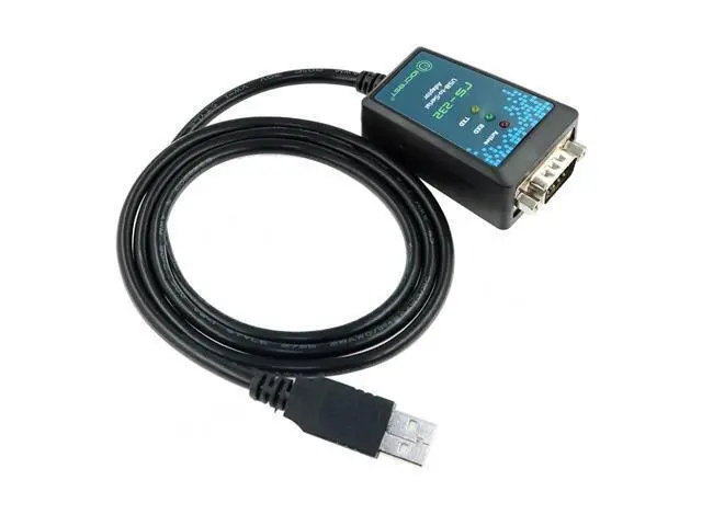 Alt view image 2 of 5 - USB RS232 Adapter 2.0 to RS-232 Male 9 pin DB9 Serial Cable with F&T>D*I Chipset