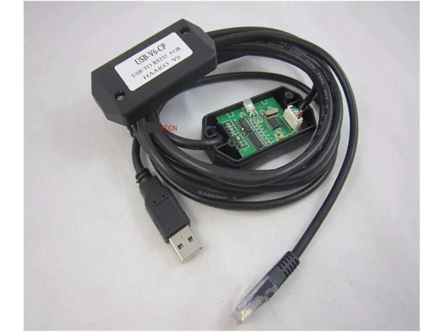Alt view image 3 of 3 - PLC Programming Cable USB-V6-CP USB Interface Touch Screen Panel Programming Download Cable 2.5m