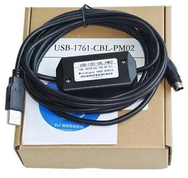 Main image of USB-1761-CBL-PM02 for AB Micrologix 1000/1200/1500 Series PLC Programming Cable