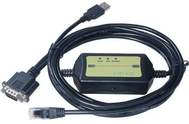 Alt view image 3 of 4 - PLC Programming Cable Compatible with AB 1747 UIC, USB To DH485 RS485 RS232 Interface Converter
