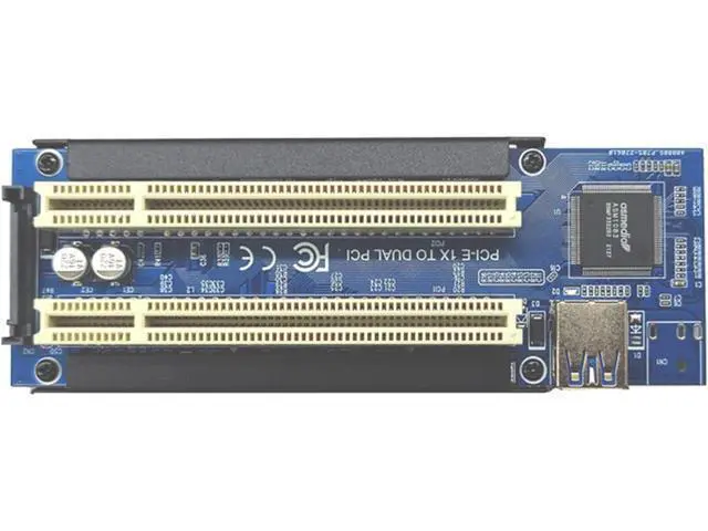 Alt view image 6 of 7 - 3X PCI-E to PCI Adapter Card PCIE to 2 PCI Slot Support Capture Card Golden Tax Card Sound Card Parallel Port Card