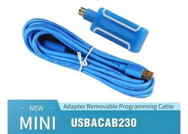Alt view image 2 of 3 - MINI Programming Cable USBACAB230 Adapter Removable USB to RS232 Adapter for USB-DVP ES EX EC SE SV SS
