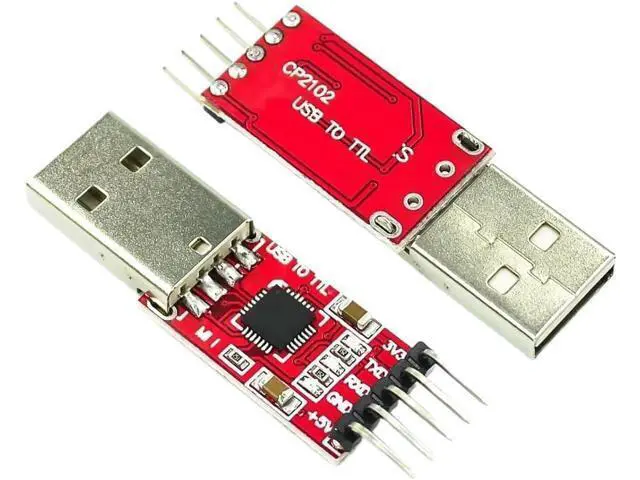 Alt view image 2 of 5 - 1-10pcs CP2102 Module USB to TTL Serial UART for STC Download Cable PL2303 Super Brush line Upgrade(10pcs Red)