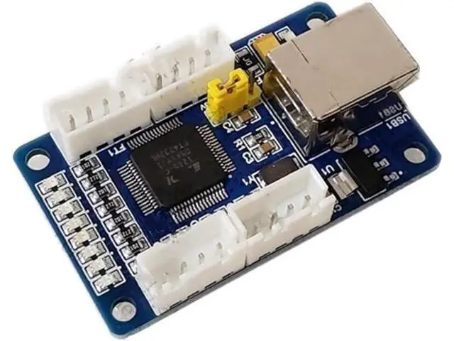 Alt view image 3 of 6 - FENG GUO USB to 4-Channel 3.3V 2V5 V1.8V 5V TTL UART Level Module RS-232 Serial RS485 Adapter Converter with F/;TD/;1 FT4232HL(4ttl1.8 2.5 3.3 5v)