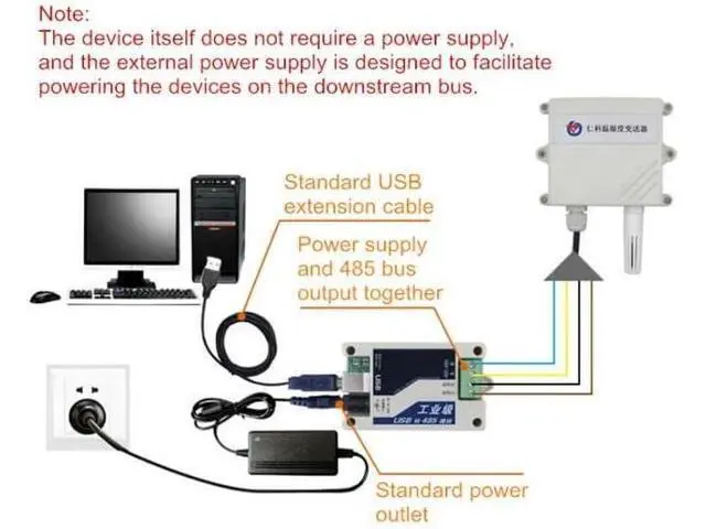 Alt view image 4 of 6 - Industrial Grade USB to RS485 Module Lightning Protection Converter Module Support Win8/10