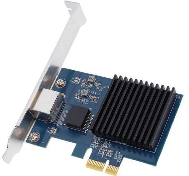 Alt view image 4 of 7 - Cryfokt 10G PCIe Network Card, RTL8127 10 Gigabit Ethernet Adapter with PCI Express Gen 4 x1 for, Supports 10G 5G 2.5G 1G 100Mbps 10Mbps