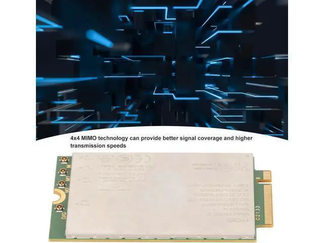 Alt view image 2 of 7 - DW5931e FM350-GL M.2 eSIM 5G Network Module Adapter Card, 4G LTE Network Card with 4x4 GNSS Modem, Compatible with Linux, for Latitude 5531 9330 3571