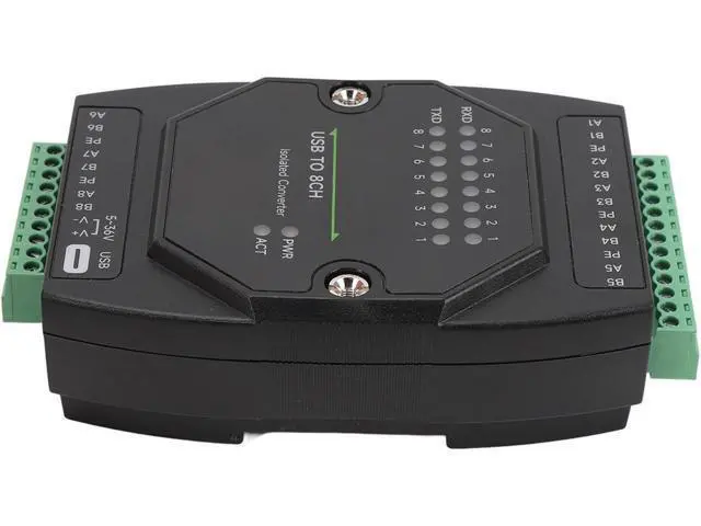 Alt view image 4 of 7 - USB to RS485 Converter, Type C to 8 Channel Isolated RS485 Serial Port Adapter, 1200bps to 921600bps Communication Speed with Surge and ESD Protection for Industrial