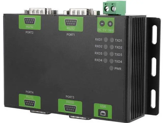 Main image of USB to for RS232 Converter Industrial Isolated Original FT4232HL Chip Wall Mountable USB to for DB9 Male Adapter for for Stable and Communicating Compatibility