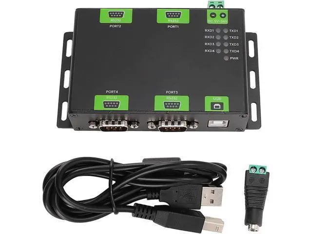 Alt view image 5 of 7 - USB to for RS232 Converter Industrial Isolated Original FT4232HL Chip Wall Mountable USB to for DB9 Male Adapter for for Stable and Communicating Compatibility