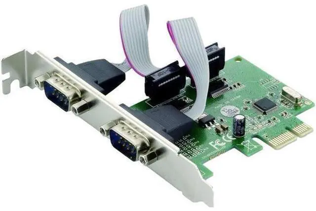 Main image of Conceptronic SRC01G RS-232 Interface Card and Adapter Internal - Accessory (PCIe, RS-232, PCIe 1.1, Green, China, 140 mm)