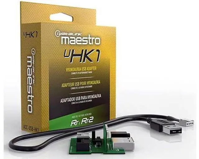 Alt view image 4 of 4 - MAESTRO iDatalink Acc-USB-HK1 Factory to USB to Male USB Adapter Compatible with Hyndai Kia