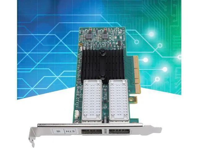 Alt view image 5 of 7 - Marhynchus Dual Port 40Gb Por S PCI Express Network Adapter with QSFP Fiber Optic Interface for Ethernet Server Data Center
