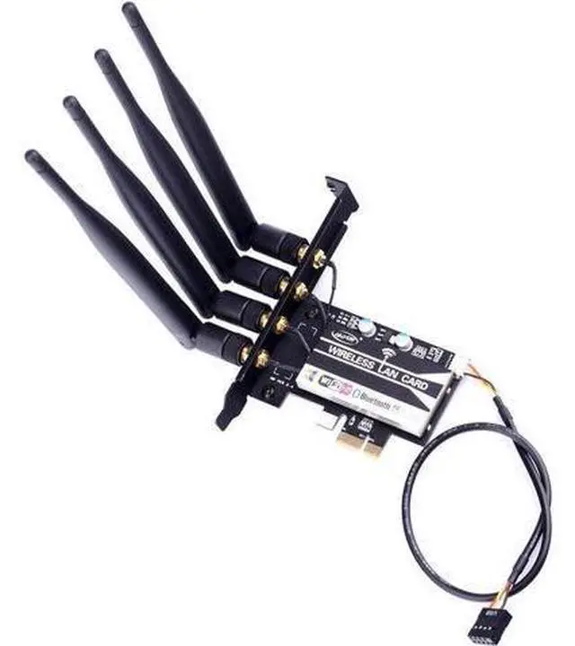Main image of HUYUN BCM94360CD 1300M WiFi &Bluetooth 4.0 Desktop PCI E 1X Adapter Hackintosh Mac OS