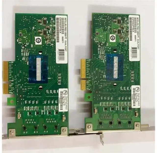 Alt view image 2 of 5 - 1pc 9402 pt 9402PT Network Card Adapter LAN Server Adapter 10/100/1000Mbps for PCI-E X4 82571 NC360T Dual Port