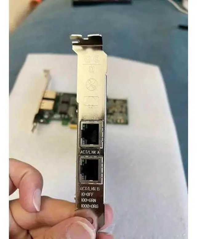 Alt view image 5 of 5 - 1pc 9402 pt 9402PT Network Card Adapter LAN Server Adapter 10/100/1000Mbps for PCI-E X4 82571 NC360T Dual Port