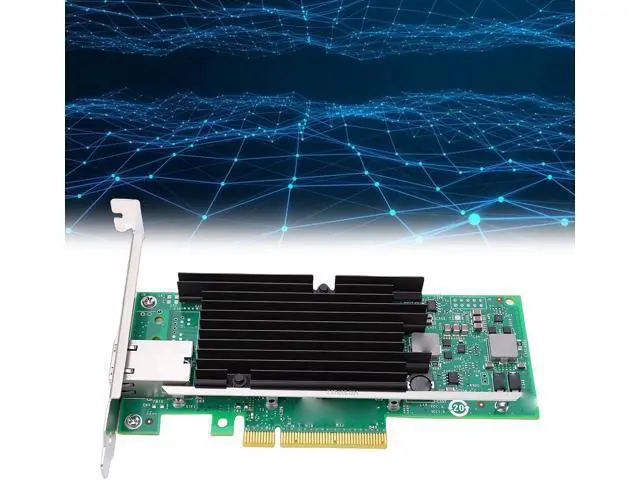 Alt view image 4 of 7 - Yoidesu 10Gb PCIE Network Card with Support for X540-T1 Chip Single RJ45 Port PCI Express Ethernet Adapter