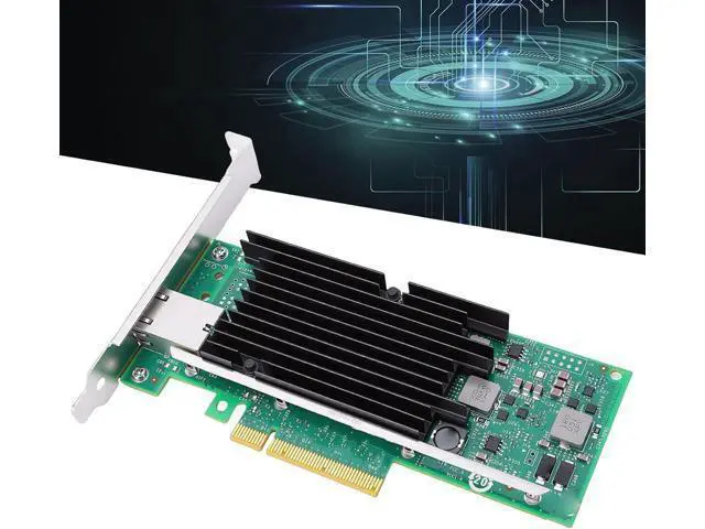 Alt view image 5 of 7 - Yoidesu 10Gb PCIE Network Card with Support for X540-T1 Chip Single RJ45 Port PCI Express Ethernet Adapter