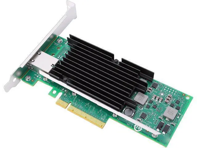 Alt view image 7 of 7 - Yoidesu 10Gb PCIE Network Card with Support for X540-T1 Chip Single RJ45 Port PCI Express Ethernet Adapter