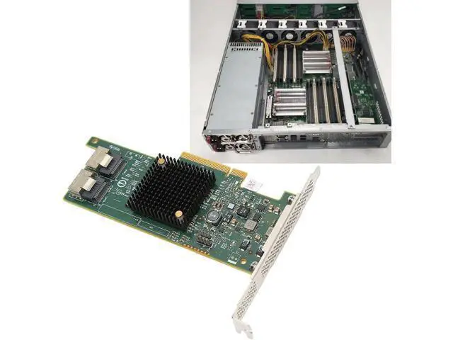 Alt view image 5 of 7 - Server Array Card, Fast Signal Transmission, with Two Mini SAS Connectors, Plug and Play, Support Hot Swap, Strong Processing Power, Server Adapter for SA5212H NF5270M3