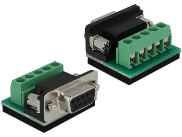 Alt view image 2 of 3 - DeLOCK 64055 USB Type-A to Serial RS-422/485 DB9 Adapter with Surge Protection
