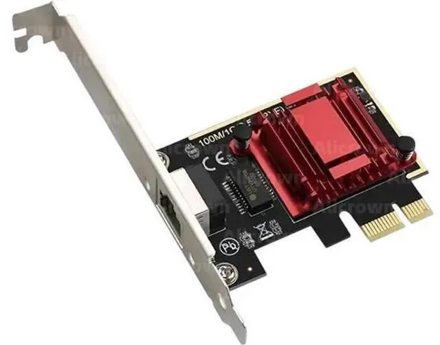 Main image of 2500Mbps Pci-E to Rj45 Network Card Rtl8125B Chip 100/1000Mbps Gigabit Ethernet Wired LAN Controller Adapter for Win7/8/10/11