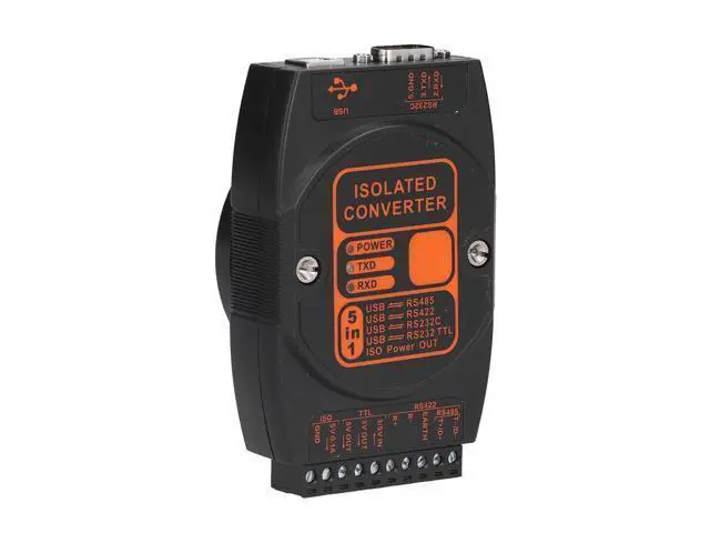 Alt view image 4 of 7 - Hyuduo USB to RS485 Adapter, Industrial Grade 5 in 1 Converter with 3 Optocoupler Isolation, for 422 232 TTL Interface and Long Distance Communication ((3Mbt Communication Rate))