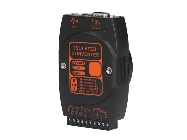 Alt view image 6 of 7 - Hyuduo USB to RS485 Adapter, Industrial Grade 5 in 1 Converter with 3 Optocoupler Isolation, for 422 232 TTL Interface and Long Distance Communication ((3Mbt Communication Rate))
