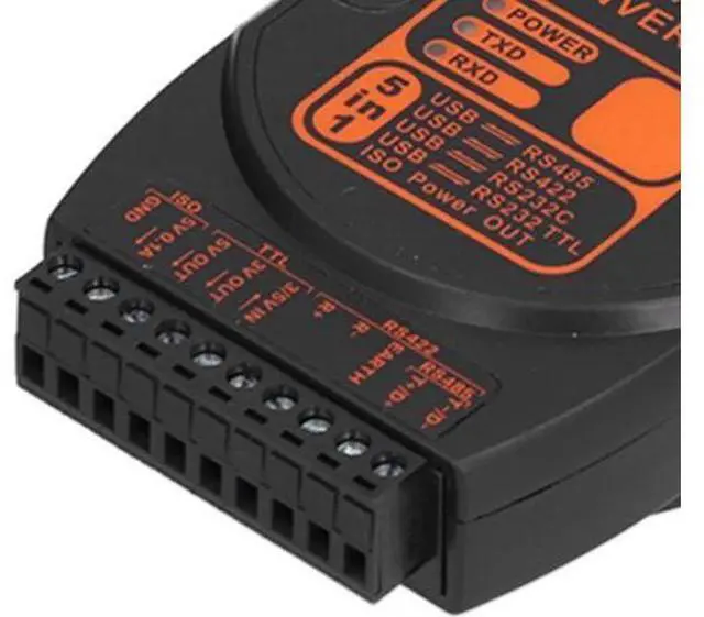 Alt view image 5 of 7 - USB to RS485 Adapter 5 in 1 Converter - Industrial Grade Isolation for 422/232 / TTL, DCM2610A - Ideal for Industrial and Commercial Use ((3Mbt Communication Rate))