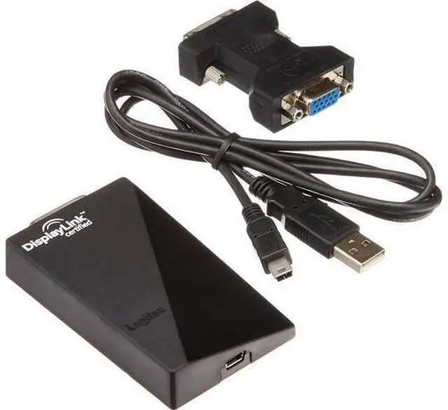 Main image of Logitec LDE-WX015U USB Full HD Display Adapter, Black