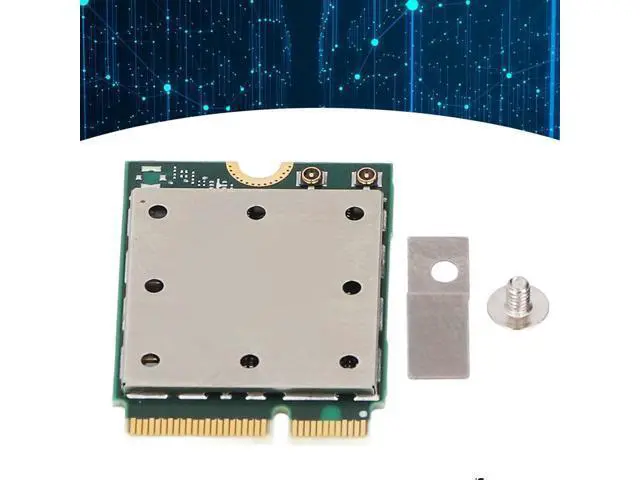 Alt view image 6 of 7 - QCNCM865 Wire Less Network Card Module, 2.4G 5G 6Ghz Triple Band M.2 Bluetooth 5.3 WiFi7 5.8Gbps Desktop Wire Less PCI E WiFi Adapter for 11