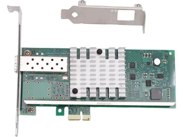 Alt view image 7 of 7 - 10GB PCIE X1 Network Card, SFP Fiber Ethernet Adapter with 82599EN Chip, Support for VMware Server