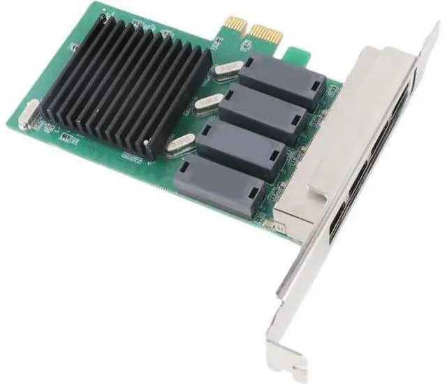 Main image of PCI Express Ethernet LAN Adapter Reliable PCIE 4 Port Gigabit Server Adapter for Server for VMware