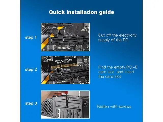 Alt view image 3 of 7 - 8-Port PCIe to USB3.2 Card Expansion 20Gbps 8 Ports 1 Type-C X 4 & 1 TypeA Splitter Adapter UsbC Controller Interface Ultra-Fast Expansion