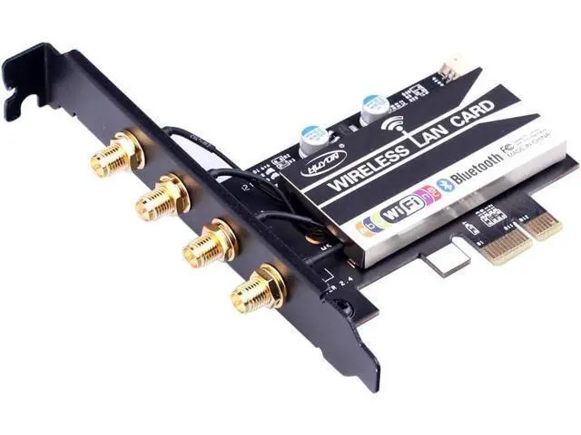 Alt view image 5 of 5 - HUYUN BCM94360CD 1300M WiFi &Bluetooth 4.0 Desktop PCI E 1X Adapter Hackintosh Mac OS