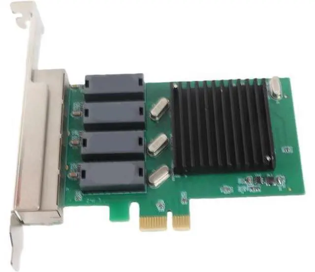 Alt view image 4 of 7 - PCI Express Ethernet LAN Adapter Reliable PCIE 4 Port Gigabit Server Adapter for Server for VMware
