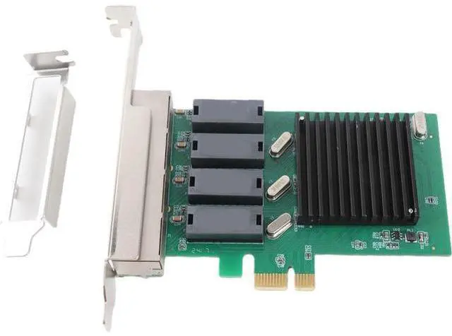 Alt view image 6 of 7 - PCI Express Ethernet LAN Adapter Reliable PCIE 4 Port Gigabit Server Adapter for Server for VMware