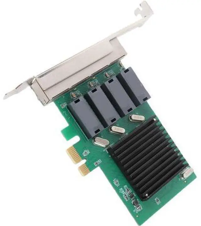 Alt view image 7 of 7 - PCI Express Ethernet LAN Adapter Reliable PCIE 4 Port Gigabit Server Adapter for Server for VMware