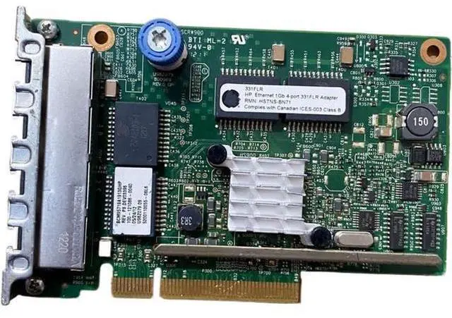 Main image of 4-Port Ethernet 1Gb 331FLR Adapter 684208-B21 629135-B21 634025-001 Network Card for G8 G9 Gen8 Gen9 Converter(Only Card)